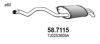 VW 7J0253609G End Silencer